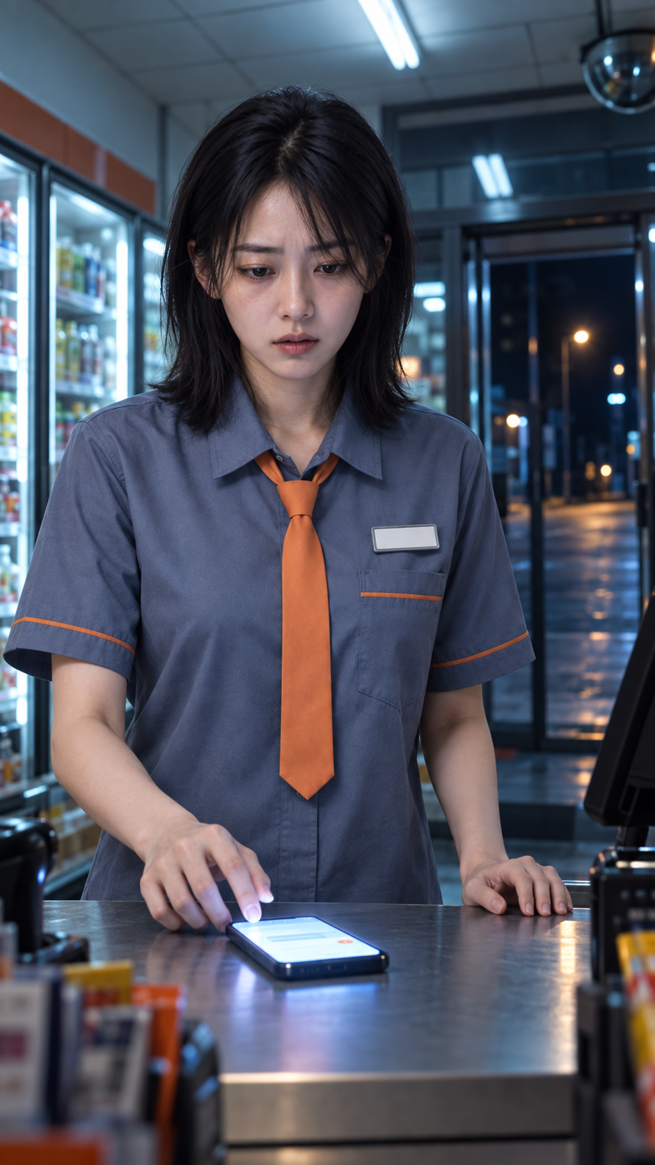便利店收银台关键帧
